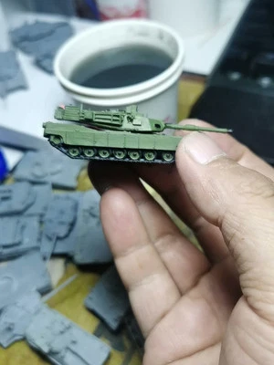 Handmade 3D Printed 1/144 American M1A2 main battle tank Model Finished Product - Изображение 1 из 3