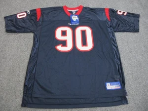 Houston Texans Jersey Mens 2XL Navy Blue NFL Football Mario Williams 90 Reebok - Picture 1 of 18
