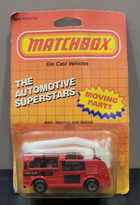 1986 Matchbox Snorkel Fire Engine MB63 - Image 1 of 4