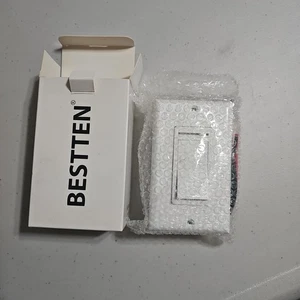 Interruptor de luz de pared Bestten Dimmer de un solo polo o 3 vías blanco - Imagen 1 de 9