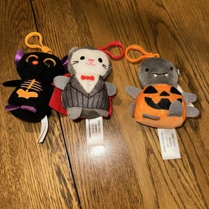 Juego de 3 Clips Mochila Clip Llavero Critters Disfraz Halloween - Imagen 1 de 4