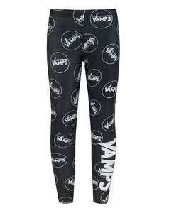 The Vamps Black Band Logo Leggings Girls - Picture 1 of 3