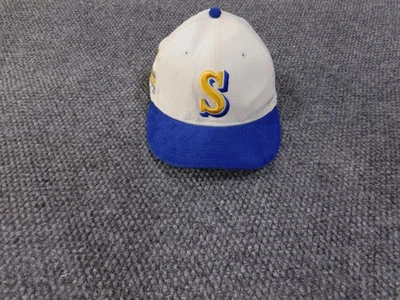 Seattle Mariners Hat Cap Fitted Mens 7 3/8 MLB Baseball Cooperstown New Era - Image 1 of 4