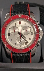 Victorinox Swiss Army Maverick GS Chronograph Mens Watch Red M 241434 - Picture 1 of 4