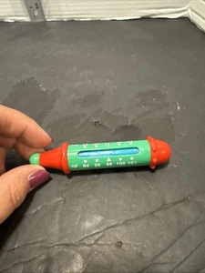 Termometro ricambio vintage Fisher Price rosso e verde usato - Foto 1 di 6
