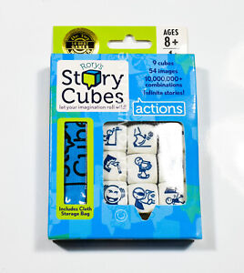 Rory's Story Cubes Game Wright Actions Cubes With Bag  8+