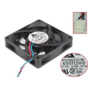 Delta Electronics AFB0712HHB P01M DC 12V 0.45A 70x70x15mm Serwer Wentylator chłodzący - Zdjęcie 1 z 2
