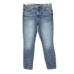 Level 99 Jeans Womens 10 30 Blue Nostalgic Skinny Cotton Stretch Mild Distressed - Picture 1 of 20