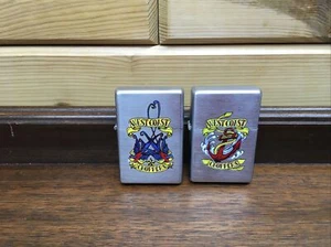 Set Of 2 West Coast Choppers BRAND NEW 2007 Limited Edition Lighters Stainless - Picture 1 of 2