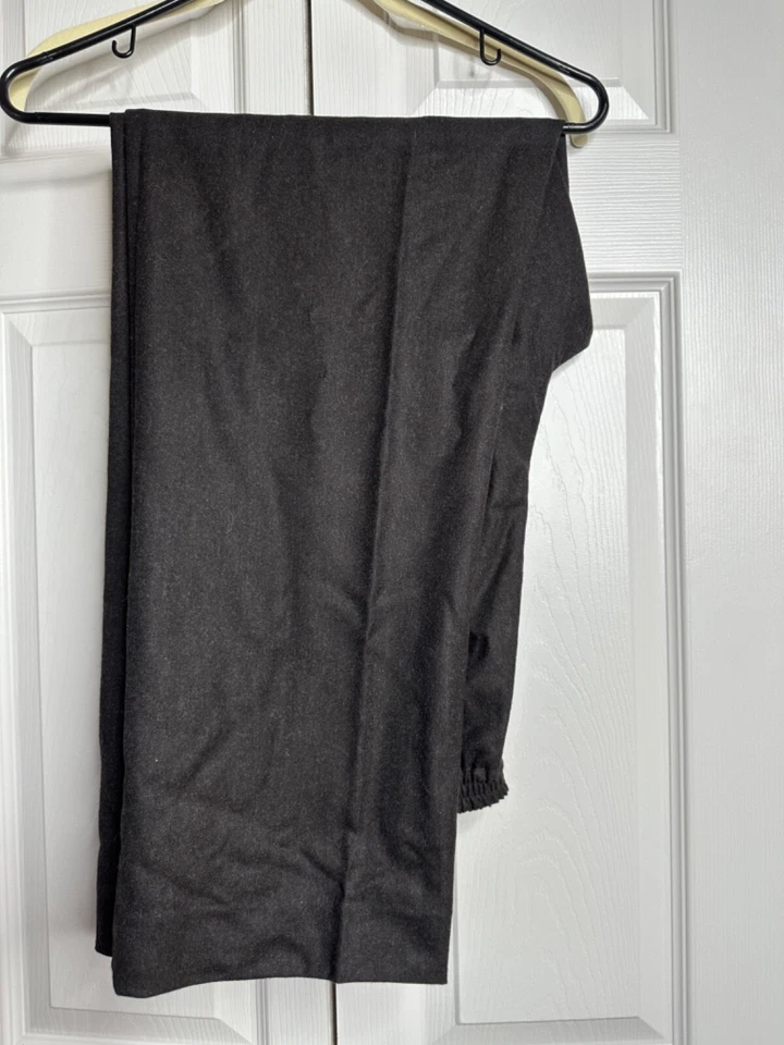 Calça ESKANDAR NEIMAN MARCUS Japonesa Feminina 1 Marrom Lã Cashmere - Imagem 1 de 4