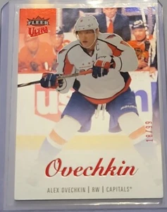18/99!!! 2013-14 Fleer Showcase Ultra Red Medallion #12 Alexander Ovechkin - Picture 1 of 2