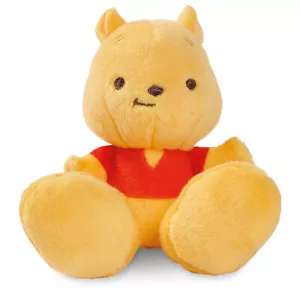 DISNEY STORE TINY BIG FEET PLUSH COLLECTION POOH MICRO PLUSH 3 1/2" H NWT CUTE - Picture 1 of 3