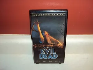 EVIL DEAD VHS CASSETTE TAPE HORROR GORE MOVIE COLLECTOR'S EDITION PLASTIC CASE - Picture 1 of 2