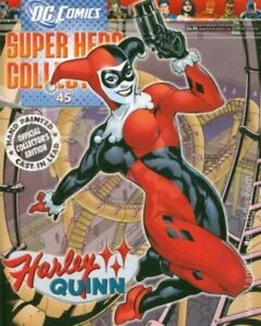 DC Super Heroes Eaglemoss 2010 Diecast Metal Statue #45 Harley Quinn Mag Only