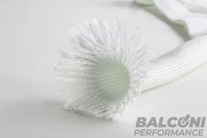 FLAME RETARDANT INSULATING SHEATH FIBERGLASS TEMPERATURE 550°C inner diameter 60 mm - Picture 1 of 2