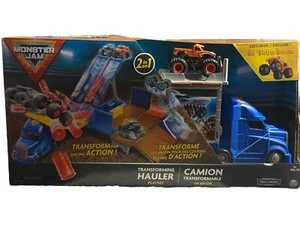Monster Jam 2in1 Transforming Hauler Playset W/Exclusive EL Toro Loco 1:64 Truck - Picture 1 of 3