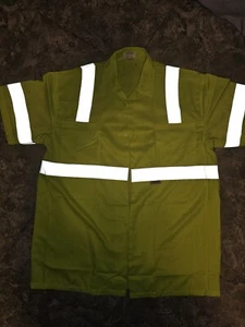 Camicia di sicurezza Ironwear 1860 alta visibilità manica corta con bottoni nuova con etichette taglia 3XL - Foto 1 di 12