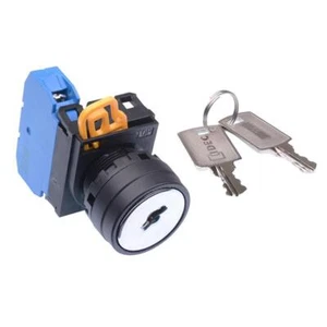IDEC 22mm 2 Position Maintained Key Switch NO IP65 YW1K-2AE10 - Picture 1 of 1