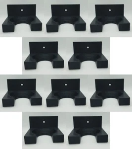 10 pack BASEBALL BAT RACK for ALUMINUM or WOOD VERTICAL WALL MOUNT Grab and Go - Picture 1 of 5