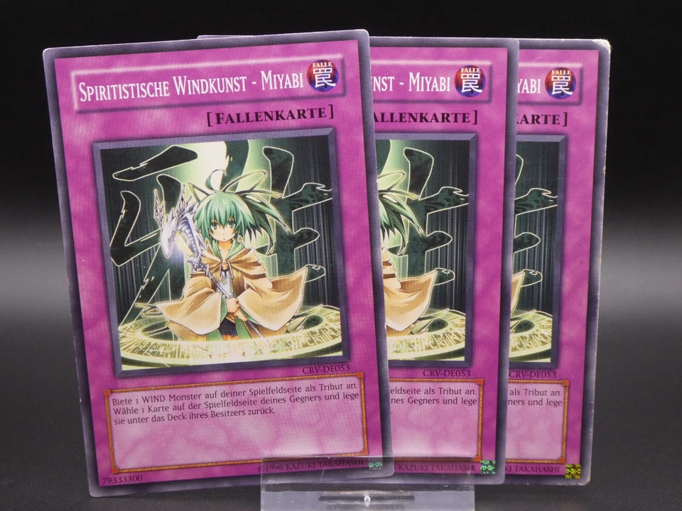 Yugioh Playset 3x Spiritistische Windkunst - Miyabi CRV DE053/ Common/ Excellent - Bild 1 von 1