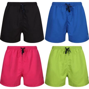 Premium Mens Womens Swimming Shorts Sports Swim Shorts Mesh Lined With Pockets - Picture 1 of 3