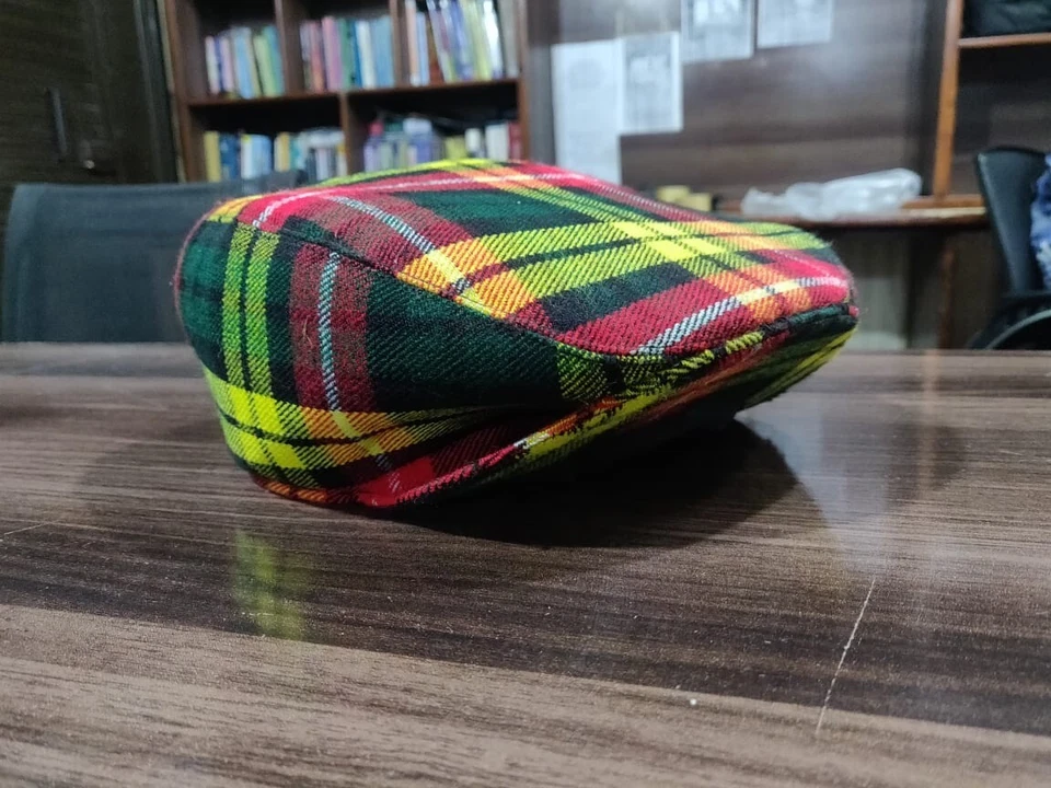 Hecho a mano Escocés Buchanan Tartán County Gorra Sombrero de Golf Gorra Plana Acrílico SOMBRERO GORRA Foto 1 de 4