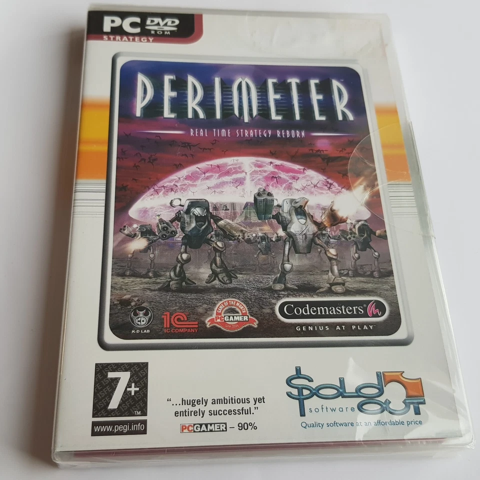 Perimeter PC Video Game Windows 2004 Robots Codemasters Sold Out Sealed - Image 1 of 4