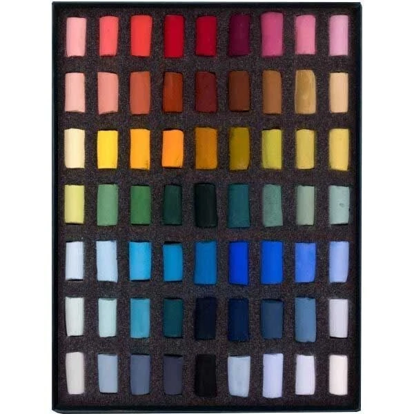 Unison Artists Soft Pastel Box Set - 63 Half Sticks - Image 1 of 1