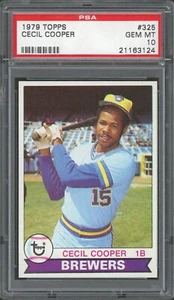 1979 Topps Cecil Cooper #325 PSA 10 (124) - Picture 1 of 3