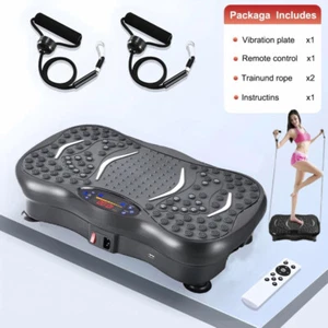 Vibration Plate Vibrating Machine Platform Exercise Body Shaker Massager Workout - Picture 1 of 24