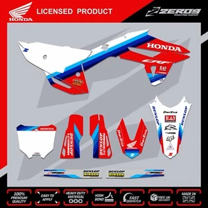 Kit de gráficos HONDA MX calcomanías de gráficos de motocross CRF CRF X 125-500 TRES - Imagen 1 de 2