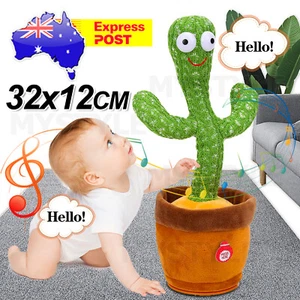 Dancing Cactus Plush Toy Electronic Shake with Songs Recording Funny Toys Gifts - Picture 1 of 9