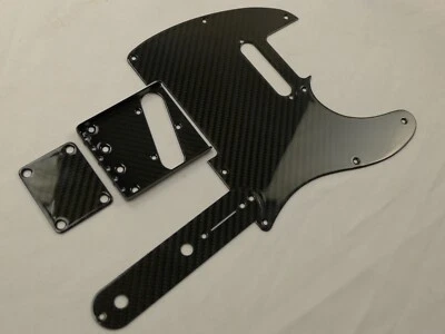 Juego de placas de control de golpeador de puente tele de fibra de carbono brillante Foto 1 de 4