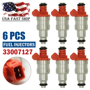 Inyectores de combustible 6 piezas 33007127 para Jeep Wrangler Cherokee YJ 1987-1998 I6 4,0 L - Imagen 1 de 15