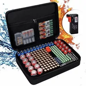 ENGPOW Battery Organizer,Fireproof Battery Organizer Storage Case with Tester - Picture 1 of 6
