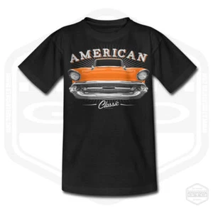 Children's 1957 Chevrolet Bel Air American Classic Car T-Shirt - Picture 1 of 19