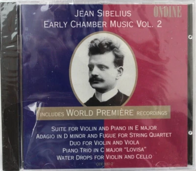 JEAN SIBELIUS EARLY CHAMBER MUSIC VOL 2 [NEW CD] ONDINE {ODE 850-2} Foto 1 de 4