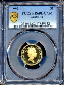 Australia 1992 Two Dollars $2 (Gwoya Jungarai) - PCGS PR69DCAM - Picture 1 of 3
