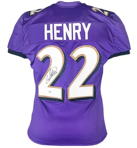 Derrick Henry Signed Baltimore Purple Football Jersey (PSA) - Picture 1 of 3