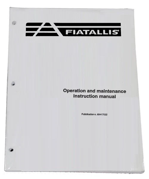Libro de mantenimiento manual del propietario de la excavadora FIAT-ALLIS FX130 Foto 1 de 1