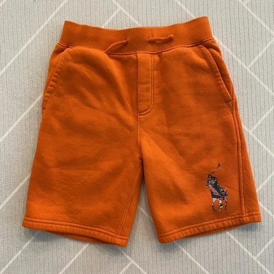Polo by Ralph Lauren Orange Shorts with Big Pony boy's size 8 - Image 1 of 4