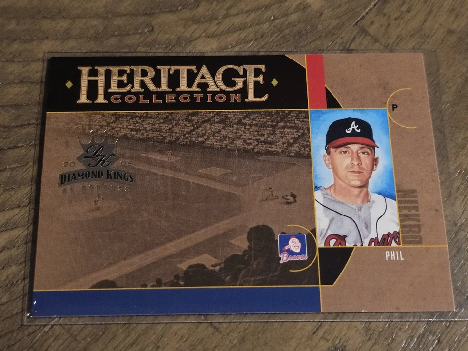 2005 Diamond Kings Phil Niekro Heritage Collection Insert Nmmt - Image 1 of 3