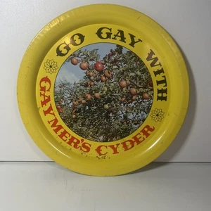 Bandeja de bebidas vintage Gaymers Cyder coleccionable hogar bar pub gay hombre cueva sidra - Imagen 1 de 13