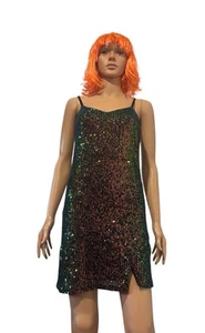  Art Class Girls  Multicolored Sequin Sleeveless Dress XL(14) New  - Picture 1 of 13