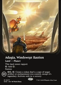 Adagia, Windswept Bastion 1x MTG EOE #277 Edge of Eternities Rare MINT land - Picture 1 of 1