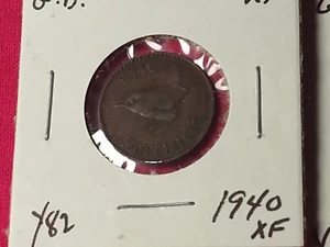 1940 1941 GREAT BRITAIN FARTHING Great WW2 Era Coin 2 Coin Lot - Picture 1 of 5