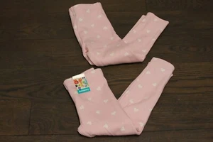 Twins Set Toddler Girls Clothing Size 4T Garanimals Fleece Lined Legging Pink - Picture 1 of 1