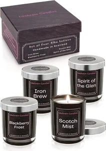 Wax Scented Candles Gift Set, candle set pack of 4 - Picture 1 of 5