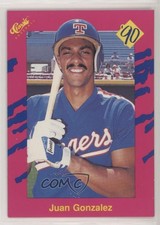1990 Classic Update Pink Travel Edition Juan Gonzalez #T21 Rookie RC