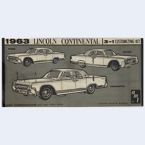 1963 Lincoln Continental AMT - Customizing Stock Kit Model Instructions - Picture 1 of 1
